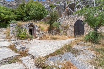 Fototapeta na wymiar Saint Hilarion Castle, Kyrenia mountain range, Cyprus