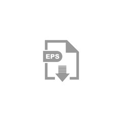 EPS file format icon vector design symbol