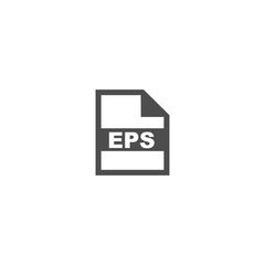 EPS file format icon vector design symbol