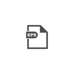 EPS file format icon vector design symbol