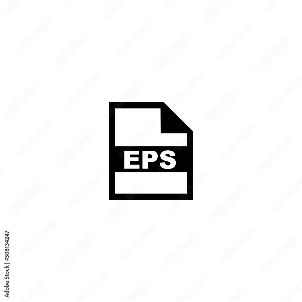 Fototapete EPS file format icon vector design symbol