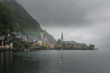 Naklejka premium Hallstatt Österreich 2019