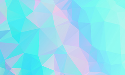 Obraz premium Low poly grid holographic triangles background