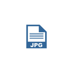 JPG file format icon vector design symbol