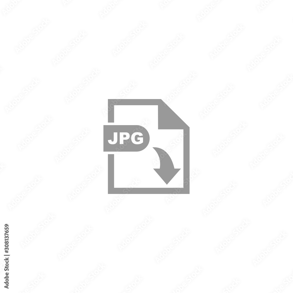 Poster jpg file format icon vector design symbol