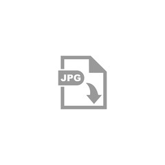 JPG file format icon vector design symbol