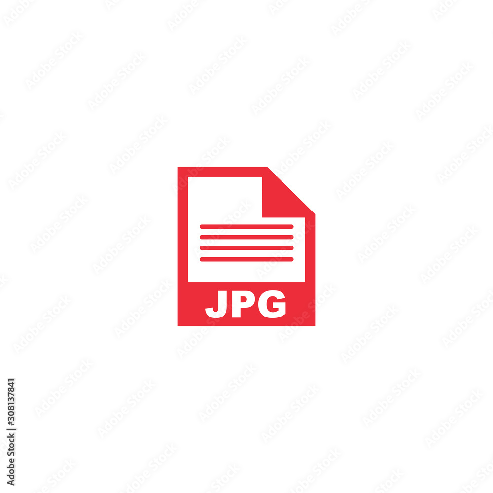 Poster jpg file format icon vector design symbol