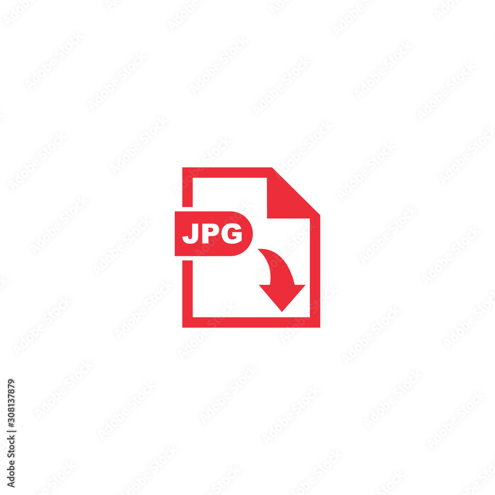 Poster jpg file format icon vector design symbol