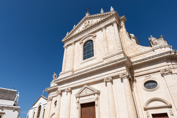Fototapeta na wymiar Église Madre di San Giorgio, Locorotondo, Italie