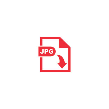 JPG file format icon vector design symbol