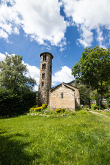 Church of Santa Coloma d'Andorra - Small stone church dating to the 9th century CE, featuring a 12th-century tower & murals. Located near Andorra La Vella, the capital city of Andorra