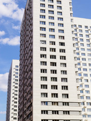Fototapeta premium The residential area of the modern city - perspective