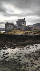Eilean Donan Castle Medieval Highlands Clans Scots Skye Scotland UK