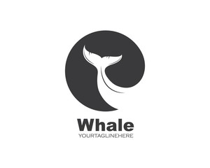 whale tail icon vector illustration design