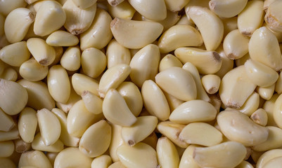 Lots of garlic, background, vegan and vegetarian food, healthy food
