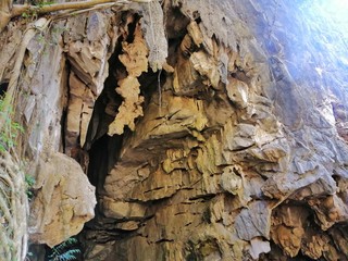 Beautiful rock in the canyon.