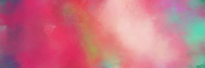diffuse painted banner texture background with pale violet red, baby pink and moderate pink color. can be used as wallpaper, poster or canvas art
