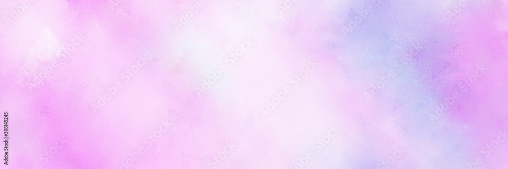 Aufkleber diffuse painted banner texture background with lavender, plum and lavender blush color. can be used as texture, background element or wallpaper