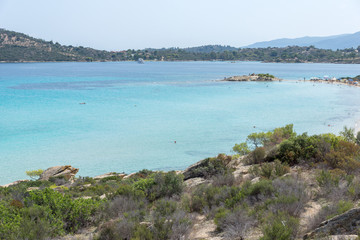 Obraz premium Lagonisi Beach at Sithonia peninsula, Greece