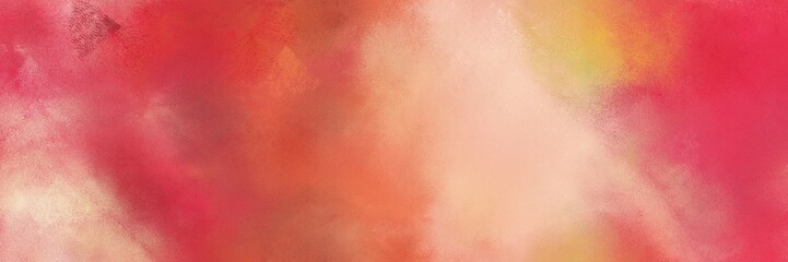 diffuse painted banner texture background with moderate red, indian red and skin color. can be used as texture, background element or wallpaper