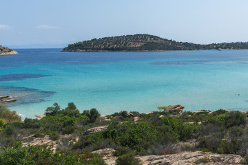 Lagonisi Beach at Sithonia peninsula, Greece