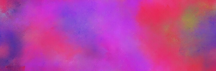 mulberry , medium orchid and moderate red color painted banner background. diffuse painting can be used as texture, background element or wallpaper