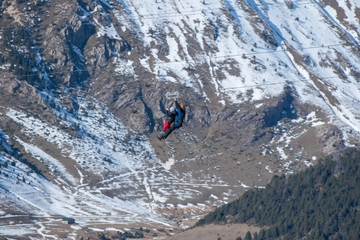 Canillo, Andorra : 2019 December 07 : People having fun in Sunny Day on Grandvalira Ski Station in Andorra. Canillo, Andorra.