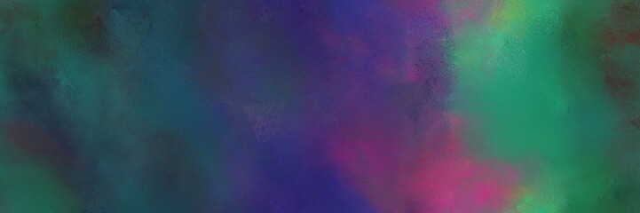 dark slate gray, old lavender and moderate pink color painted banner background. broadly painted backdrop can be used as wallpaper, poster or canvas art