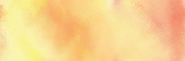Fototapeta premium diffuse painted banner texture background with khaki, light salmon and dark salmon color. can be used as texture, background element or wallpaper