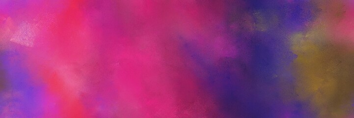 diffuse painted banner texture background with moderate pink, very dark violet and old mauve color. can be used as texture, background element or wallpaper