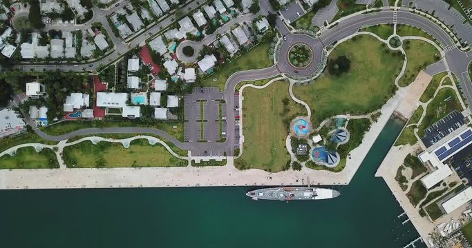 Aerial view on Key West in Florida