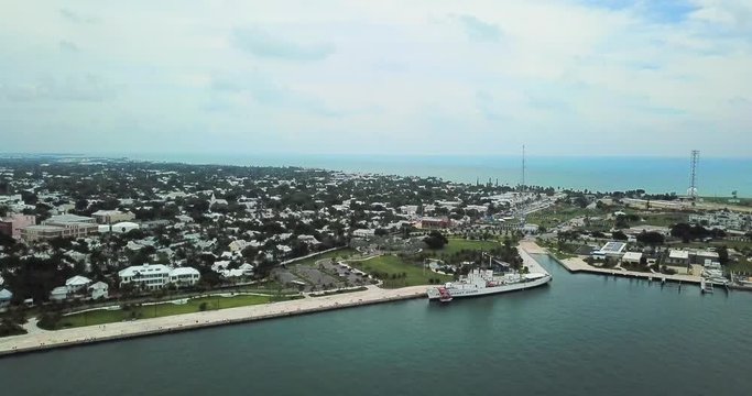 Aerial view on Key West in Florida