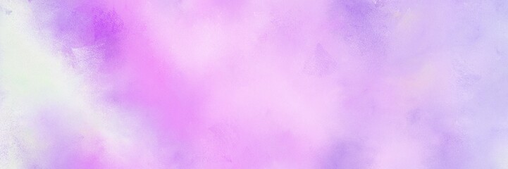 abstract lavender blue, lavender and violet colored diffuse painted banner background. can be used as wallpaper, poster or canvas art