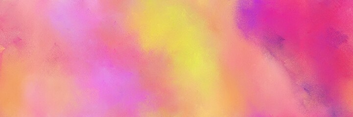 diffuse painted banner texture background with light coral, dark salmon and mulberry  color. can be used as wallpaper, poster or canvas art