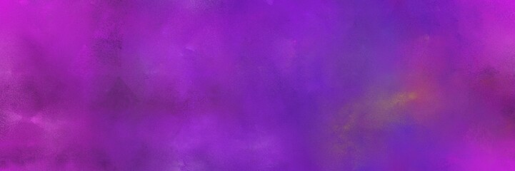 diffuse painted banner texture background with moderate violet, medium orchid and purple color. can be used as wallpaper, poster or canvas art