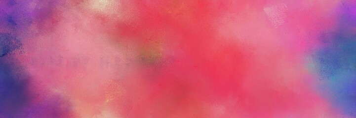 broadly painted banner texture background with mulberry , pale violet red and dark slate blue color. can be used as wallpaper, poster or canvas art