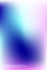 Holographic, Vector, Glossy Cover. Soft Color. 