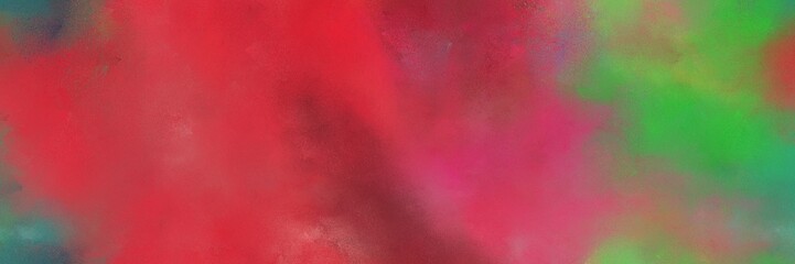 banner abstract diffuse texture background with moderate red, sea green and moderate green color. can be used as wallpaper, poster or canvas art