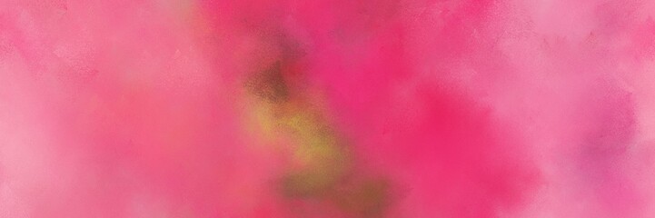 diffuse painted banner texture background with pale violet red, sienna and pastel magenta color. can be used as texture, background element or wallpaper