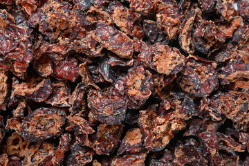 dry cranberries as background and texture