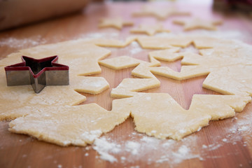 Star Shaped Christmas Cookies