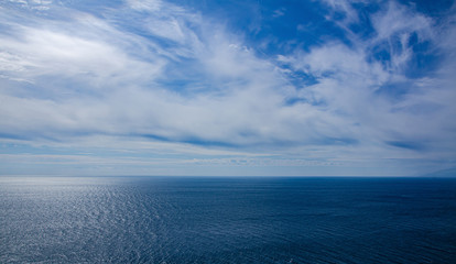 Seascape sky and sea