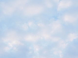 The beautiful sky and clouds in the early morning