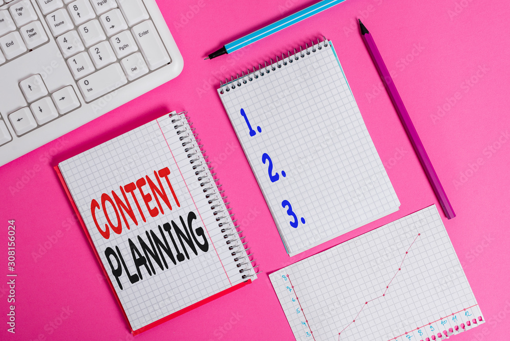 Poster word writing text content planning. business photo showcasing establish a fluid workflow around the 