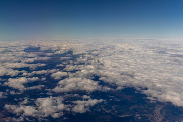 Fototapeta na wymiar 飛行機からの雲海#39