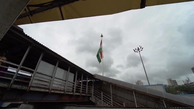 India flag on the flyover