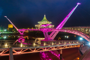 Darul Hana Bridge Kuching Waterfront