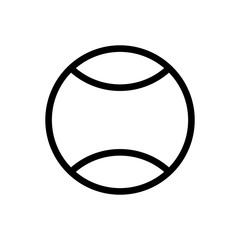 Tennis Ball icon vector design template on white background