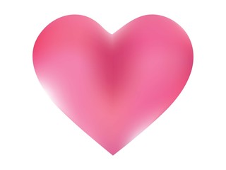 Colored background in the form of a heart.