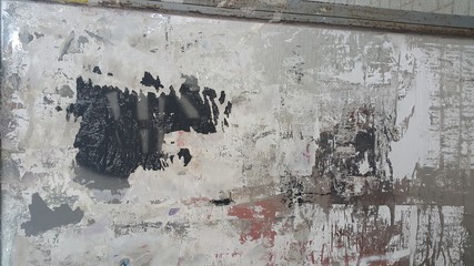 worn paints spilled surface background